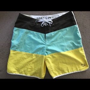 Men’s color block board Shorts